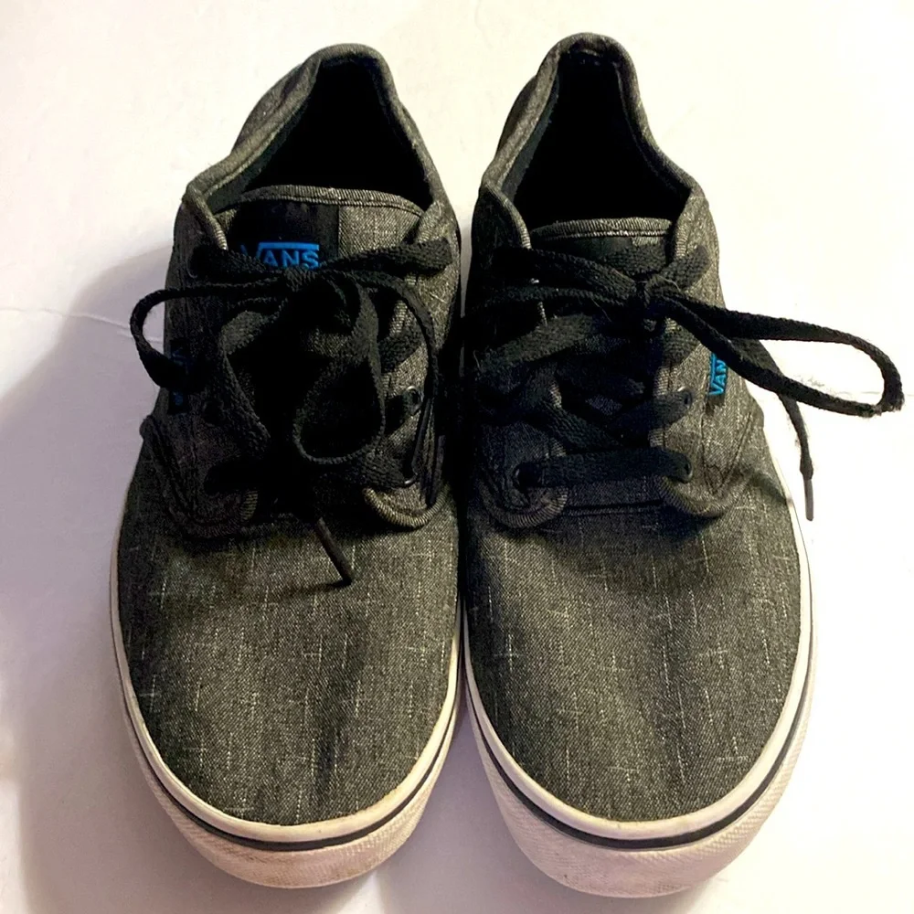 VANS Atwood Sneakers, Off the Wall, Canvas, Youth Sz 6.5, Kicks, unisex